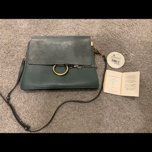 Chloe Faye Cloudy Blue Shoulder Bag